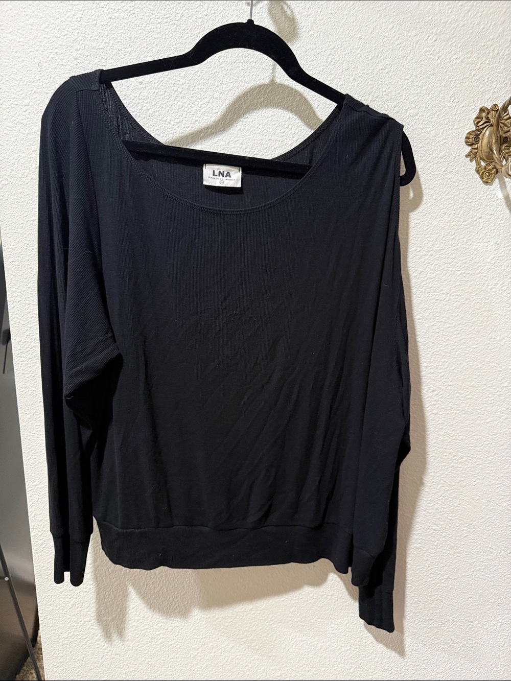 LNA Black Women's Long-Sleeve